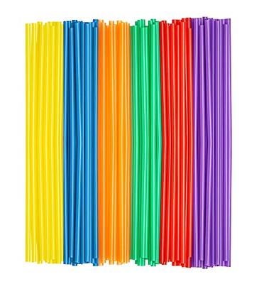 200 PCS Jumbo Smoothie Straws, Colorful Disposable Plastic Large  Wide-mouthed Milkshake Straw (0.43 Diameter and 8.2 long)