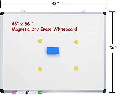 Basics Magnetic Framed Dry Erase White Board, 23 x 35 inch