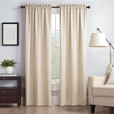 Eclipse Canova Solid Room Darkening Rod Pocket Single Window