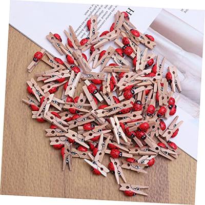 WOONEKY Red Clothespins Woodsy Decor Photo Decor Clips Wooden Photo Clips  Wooden Clothes Pegs Lovely Photo Clip Photo Pegs Holder Picture Little Clip  Small Coat Cute Wooden Clip 100pcs - Yahoo Shopping