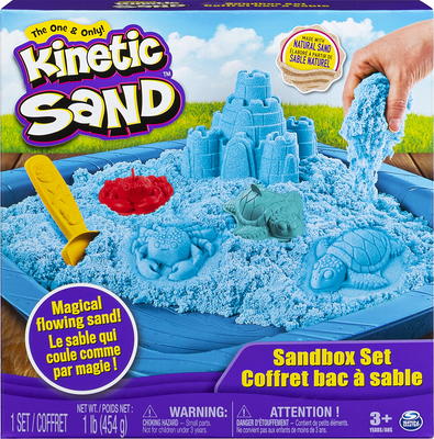 Dino Dig Fossil Kinetic Sand Sensory Bin 