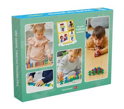 PLUS PLUS BIG - Open Play Set - 600 Piece in Storage Tub- Basic Color Mix,  Construction Building Stem Toy, Interlocking Large Puzzle Blocks for