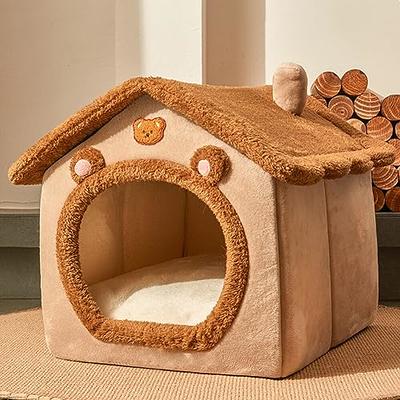 KEETRILAI Dog House Indoor Soft Semi Enclosed Warm Dog House