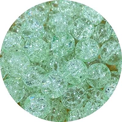 VOOMOLOVE Bulk 4mm green Seed Beads for Jewelry Making 110 grams About  1600pcs,60 glass craft