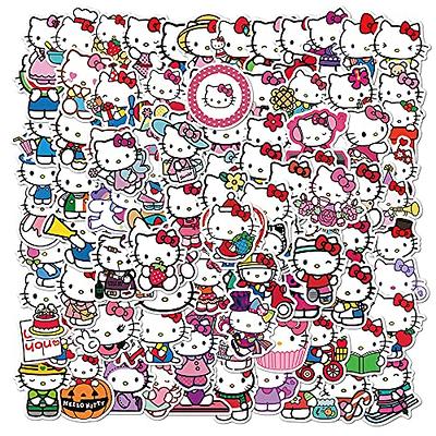 50Pcs Hello Kittty Stickers Pack Kitty White Theme Waterproof Sticker  Decals for Laptop Water Bottle Skateboard Luggage Car Bumper Hello Kittty