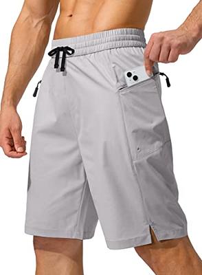 Men's Swim Trunks Quick Dry Beach Shorts with Zipper Pockets and Mesh Lining  