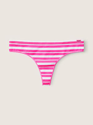 Victoria's Secret, Intimates & Sleepwear, Victorias Secret Bare Seamless  Logo Hiphugger Panty Pink Large New