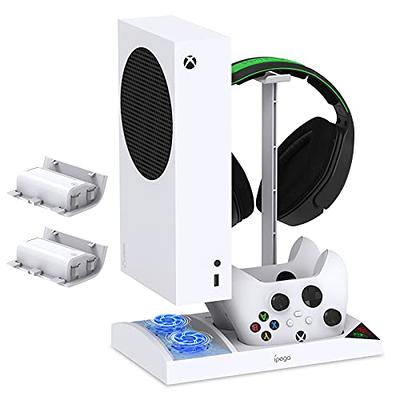  PS5 Stand and Cooling Station with RGB LED Controller Charging  Station for Playstation 5 Console, 2H Fast PS5 Controller Charger, PS5  Accessories with Cooling Fan, Headset Hook (Not Fit 2023 PS5