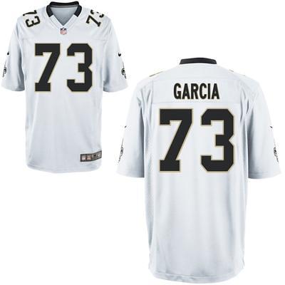 Tony Jones Jr Men's Nike White New Orleans Saints Alternate Custom Game Jersey Size: Small