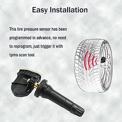 4pcs Car Tyre Pressure Monitoring System Sensor Valve Stem Vehicle Tpms  Valve
