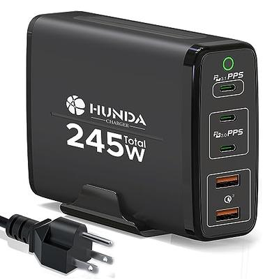 140W 3-port PD3.1 GaN Charger, Super Fast Charging Station