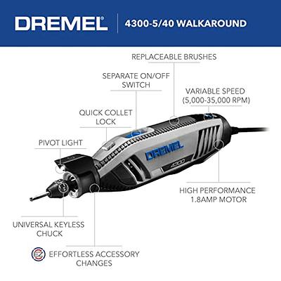 Dremel 4000 Rotary Tool Kit - Variable Speed, Engraver, Polisher, Sander,  and Accessories for Cutting, Sanding, Engraving, Carving, and Polishing