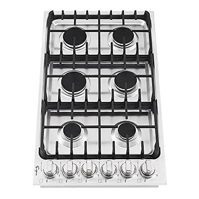 Empava 36-in 5 Burners Stainless Steel Gas Cooktop in the Gas Cooktops  department at