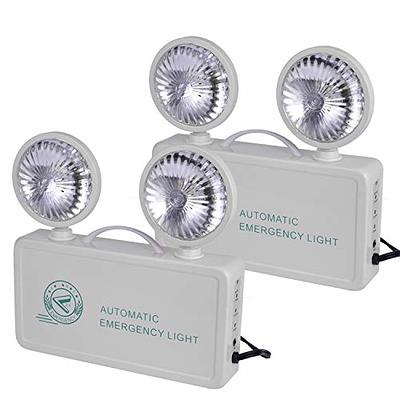 Ultra Bright LED Emergency Light | Oval High Output LED Lamps | White Housing EL-M2