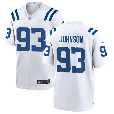 Men's Nike Jack Fox Blue Detroit Lions Game Jersey