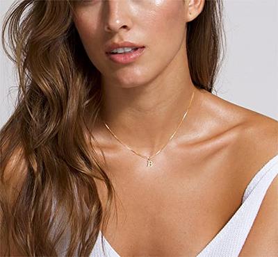 MIDDLUX M Necklace, Necklaces for Teen Girls, Initial Necklace, Gold  Jewelry for Women, Name Necklace - Yahoo Shopping