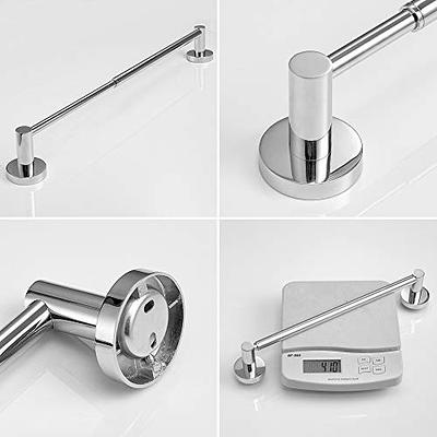 Bathroom Hardware Set Adjustable Expandable Towel Bar Stainless Steel  5-piece Bathroom Accessory Set Robe Hook Toilet Paper Holder Towel Bar -  Yahoo Shopping