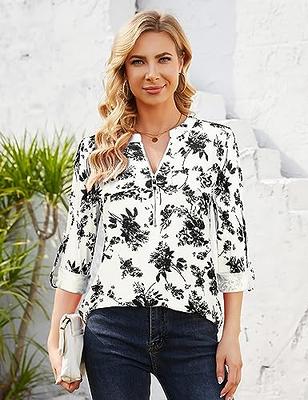 Business casual tops for women blouse shirt sweater