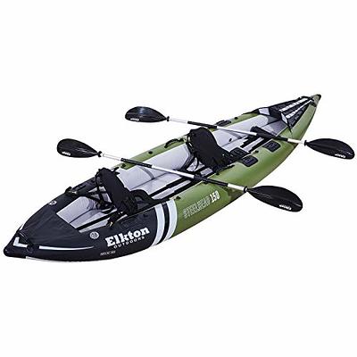 Elkton Outdoors Steelhead Inflatable Fishing Kayak - Two-Person