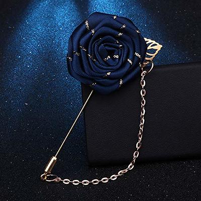 Men's Lapel Pin Lapel Flower Pins Boutonniere Pin Handmade Rose