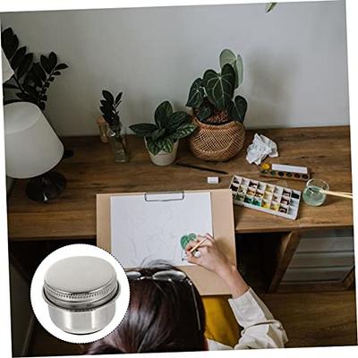 COHEALI 4 Pcs Oil Painting Brush Pot Paint Brush Cleaner Palette Cup Oil  Container Containers with Lids Ink Tray Paint Palette Cup Painting Brush  Cleaning Pot Stainless Steel Oil Cup - Yahoo Shopping