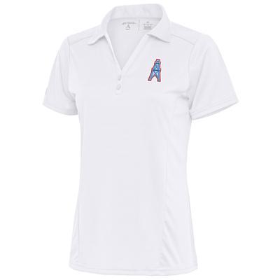 Jacksonville Jaguars Antigua Women's Metallic Logo Sleeveless Tribute Polo  - White