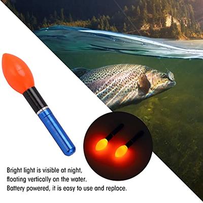 Fishing Bobbers, Fishing Bobbers Light, Bobbers Night Fishing, 2pcs Lighted  Bobbers Rock, Electronic Fishing Floats Night Lighted, Light Night Fishing