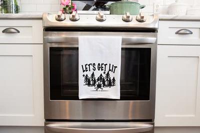 Let's Get Lit Christmas Kitchen Towel