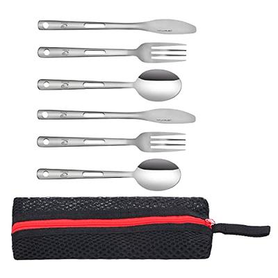 Camping Silverware Kit Cutlery Organizer Mess Kit Utensil Picnic Set Travel  Case