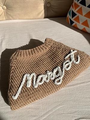 Baby Name Sweater Hand Embroidered Baby Sweater custom Baby 