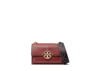 Tory Burch McGraw Spazzolato Boxy Shoulder Bag (Devon Sand) Handbags -  Yahoo Shopping