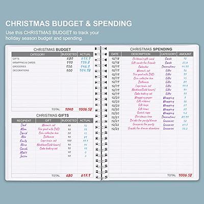 Monthly Budget Planner with Pockets, Bill Organizer Expense Tracker (Blue,  8x10 In)