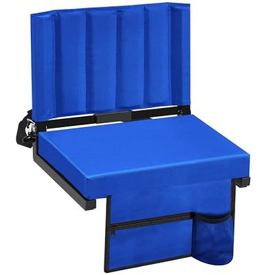 Sportneer Stadium Seats for Bleachers, Bleacher Chairs with Back and Cushion  Bleacher Seats with Back Support Padded Stadium Chair with Armrests 6  Reclining Positions for Sport Events Camping Beaches - Yahoo Shopping