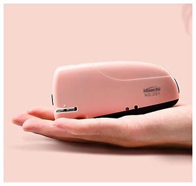 Portable Electric Stapler Lightweight Palm Size Automatic Stapler USB Power  Cable 20 Sheet Capacity Easy Reload for Home School Office (Pink) - Yahoo  Shopping