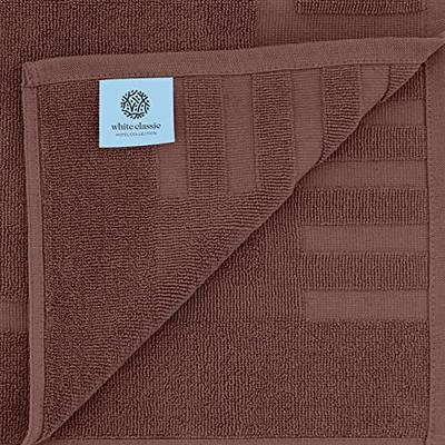 Luxury Bath Mat Floor Towel Set - 100% Cotton 22x34, 2 Pack