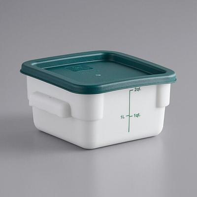 Araven 6.3 Qt. Translucent Square Polypropylene Food Storage Container with  Airtight Lid