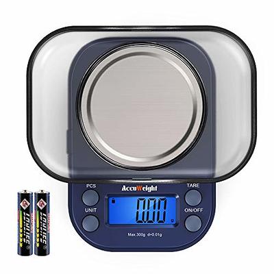 Digital Food Scales 3000g/ 0.1g Gram Scale with 2 Trays Small Jewelry Scale  Unit Conversion/Tare/Count Function for Cooking Food