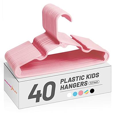 HOUSE DAY Kids Hangers 40 Pack, Premium Baby Hangers for Closet, Slim  Plastic Hangers Cute Infant Hangers, Durable Kids Clothes Hanger Toddler  Hangers, Childrens Hangers Baby Hangers for Nursery Pink - Yahoo Shopping