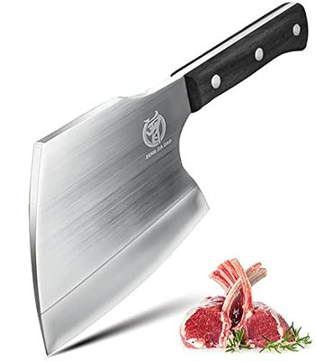 Cleaver Knife- Chopping Knife 8- Super Sharp German Stainless Steel  Kitchen Chinese Chef Knife - Pearwood Handle - Gift Box Included, 2023 Gifts