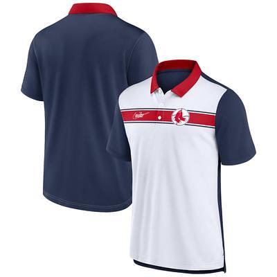 Nike Men's White, Navy Chicago White Sox Rewind Stripe Polo Shirt