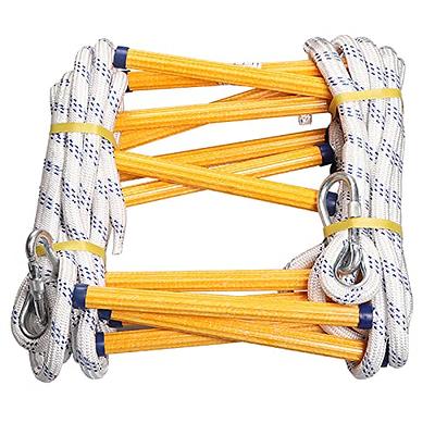 16ft Emergency Fire Escape Rope Ladder 2 Story Flame Resistant