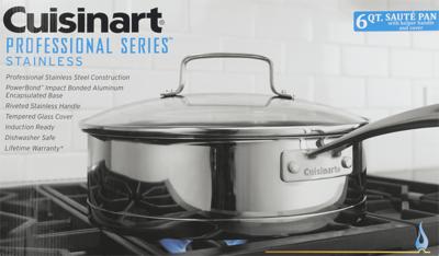 Cuisinart® Professional Series Stainless 6-qt. Saute Pan