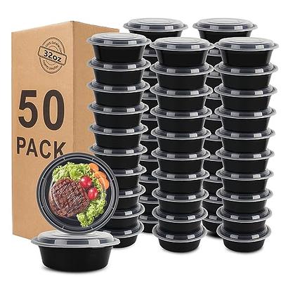 CTC Small 16oz 150 Pack Snack Bowls With Lids, Disposable Cereal Meal Prep  Container, Reusable Food Storage Container, Rice Bowl, Salad Bowl, Bento  Box, BPA Free