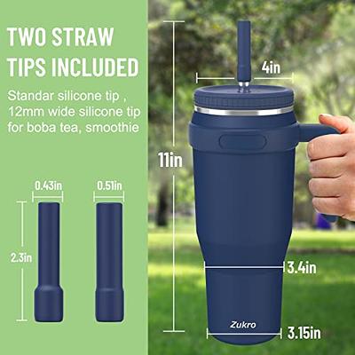 Zukro 50 oz Mug Tumbler With Handle And Flip Straw, Leakproof Vacuum  Insulated Stainless Steel Cup W…See more Zukro 50 oz Mug Tumbler With  Handle And