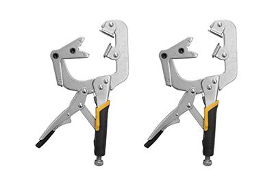 OBPSFY 2PCS C-Clamp Heavy Duty Woodworking Clamp Set,304 Stainless Steel C  Clamp Tiger Clamp Tools with Wide Jaw Openings for