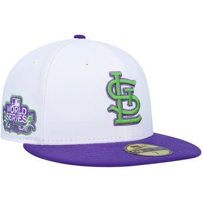 New Era St. Louis Cardinals World Series Champions 2011 Green and Red  Edition 59Fifty Fitted Cap