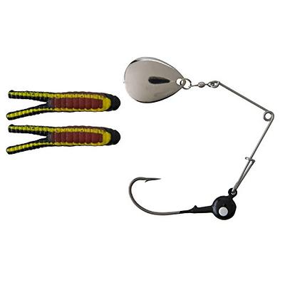 Berkley Johnson Beetle Spin Nickel Blade Fishing Hard Bait, Black Yellow  Stripe/Red Belly, 1in - 1/32 oz - Yahoo Shopping