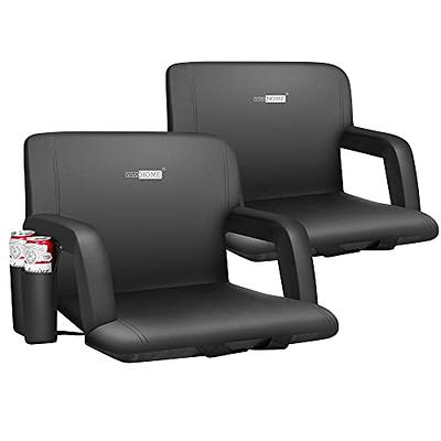 Sportneer Stadium Seats for Bleachers, Bleacher Chairs with Back and Cushion  Bleacher Seats with Back Support Padded Stadium Chair with Armrests 6  Reclining Positions for Sport Events Camping Beaches - Yahoo Shopping