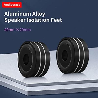 Altavoz Hifi Amp De 4 Piezas, Almohadillas De Aislamiento De Aluminio Para  Tocadiscos, Dac, Audio Estéreo, Amplificador, 40x20mm - Accesorios Para  Altavoces - AliExpress