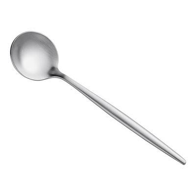 Acopa Atglen 6 1/4 18/0 Stainless Steel Medium Weight Teaspoon - 12/Case